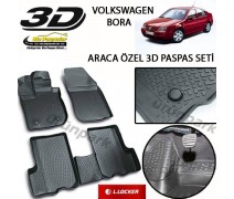 Bora 3D Paspas Seti Volkswagen Bora Havuzlu Bariyer 3D Paspas Set