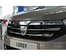 Dacia Lodgy Ön Panjur 4 Parça Paslanmaz çelik