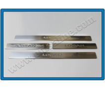 Dacia Logan Kapı Eşiği 4 Parça Paslanmaz Çelik