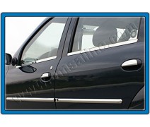 Dacia Logan Yan Kapı Çıtası 4 Parça Paslanmaz Çelik