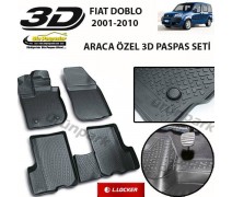 Fiat Doblo 3D Paspas Seti Doblo Havuzlu Bariyerli 3D Paspas Seti