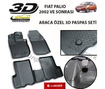 Fiat Palio 3D Paspas Seti Palio Havuzlu Bariyerli 3D Paspas Seti