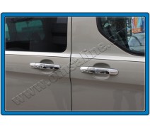Ford Transit Van Kapı Kolu 4 Kapı Paslanmaz Çelik 9 Parça