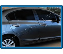 Honda Civic Cam Çıtası 6 Parça Paslanmaz Çelik 2012 Sonrası