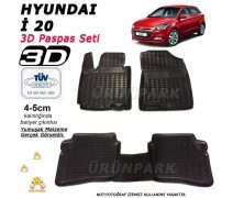 Hyundai i20 3D Paspas Seti İ 20 Havuzlu Paspas 2014-Sonrası