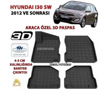 Hyundai I30 CW 3D Paspas Seti I30 CW Yüksek Bariyerli 3D Paspas