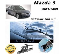 Mazda 3 Hb/Sedan Muz Tip Silecek Takım Rbw Mazda 3 Muz Silecek