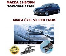 Mazda 3 Muz Tip Silecek Takım Mazda 3 Araca Özel Silecek Takım