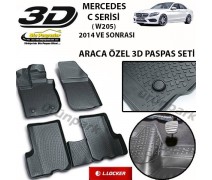 Mercedes C Serisi W205 3D Paspas Seti C Serisi W205 3D Paspas Set