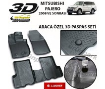 Mitsubishi Pajero 3D Paspas Seti Pajero Havuzlu Bariyerli 3D Pasp
