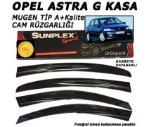 Opel Astra G Cam Rüzgarlığı Mugen Tip 4'lü Set