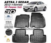 Opel Astra J Sedan 3D Paspas Seti A+Kalite Kalın Malzeme