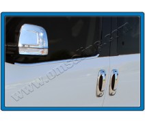 Opel Combo D Ayna Kapağı 2 Parça Paslanmaz Çelik