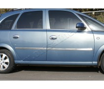 Opel Meriva A Yan Kapı Çıtası 4 Parça Paslanmaz Çelik