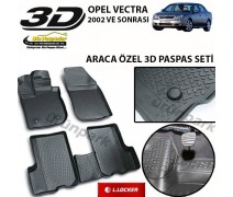 Opel Vectra 3D Paspas Seti Vectra Havuzlu Bariyerli 3D Paspas Set