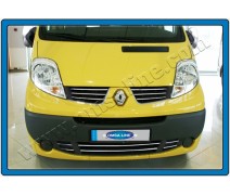 Opel Vivaro Facelift ÖnTampon Çıtası 6 Parça Paslanmaz Çelik