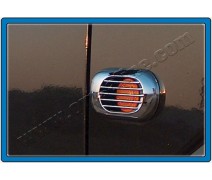Peugeot Bipper Sinyal çerçevesi 2 Parça Abs Krom