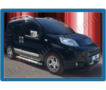 Peugeot Bipper Yan Kapı Çıtası 4 Parça Paslanmaz Çelik