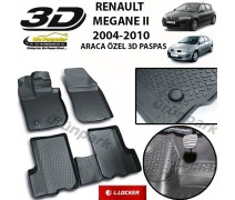 Renault Megane 2 3D Paspas Seti Megane 2 Havuzlu Bariyerli 3D