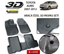 Toyota Auris 3D Paspas Seti Auris Bariyerli Havuzlu 3D Paspas Set