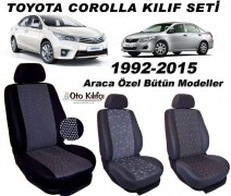 Toyota Corolla Koltuk Kılıfı Araca Özel Dikim 1993-2015 Tüm Modeller