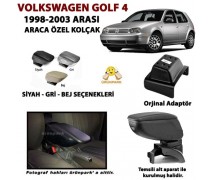 Volkswagen Golf 4 Kolçak Kol Dayama Golf IV Araca Özel Kolçak Kol