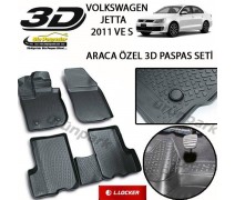 Volkswagen Jetta 3D Paspas Seti Jetta Yüksek Bariyerli 3D Paspas