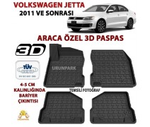 Volkswagen Jetta 3D Paspas Seti Jetta Yüksek Bariyerli 3D Paspas