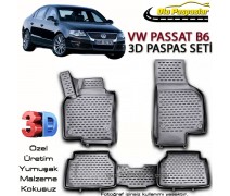 Volkswagen Passat B6 3D Paspas Seti Passat B6 Yüksek Bariyerli 3D