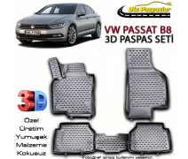 Volkswagen Passat B8 3D Paspas Seti Yeni Passat B8 3D Paspas Seti