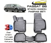 Volkswagen Passat B8 SW 3D Paspas Seti Passat B8 SW Bariyerli 3D