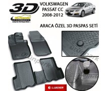Volkswagen Passat CC 3D Paspas Seti Passat CC Eski Kasa 3D Paspas