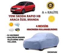 Yeni Skoda Rapid HB Araca Özel Branda Yeni Rapid HB Oto Branda