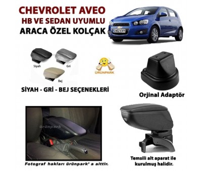 Chevrolet Aveo Kolçak Kol Dayama Aveo Araca Özel Kolçak 2006-2011