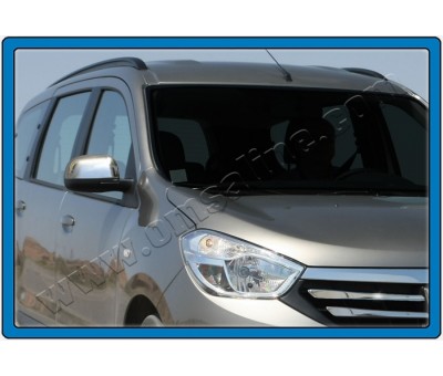 Dacia Lodgy Ayna Kapağı 2 Parça Paslanmaz Çelik