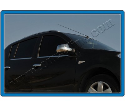 Dacia Logan Faz 2 Ayna Kapağı 2 Parça Paslanmaz Çelik