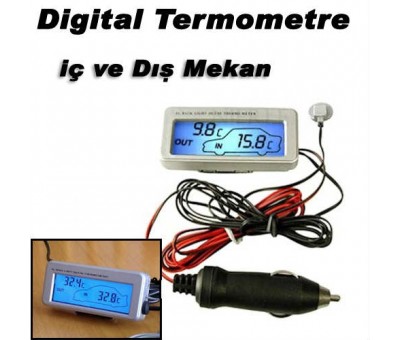 Digital Termometre İç ve Dış Mekan Ölçer