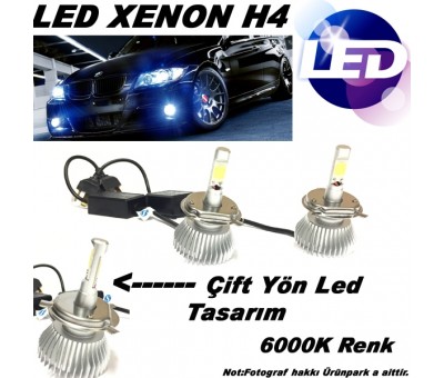 Led Xenon H4 Led Far H4 Seti 6000k