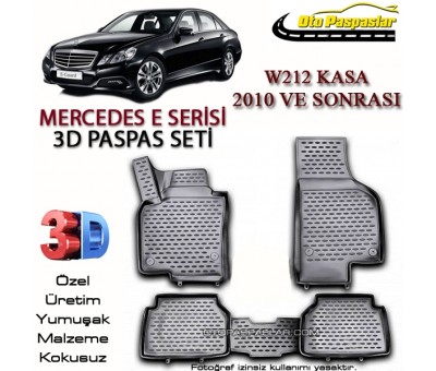 Mercedes E Serisi W212 Kasa 3D Paspas Seti W212 Kasa 3D Paspas Se