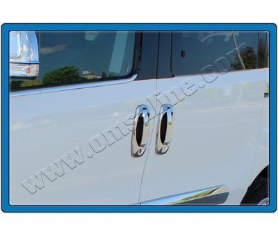 Opel Combo D Kapı Kolu 4 Kapı 8 Parça Paslanmaz Çelik (Set)
