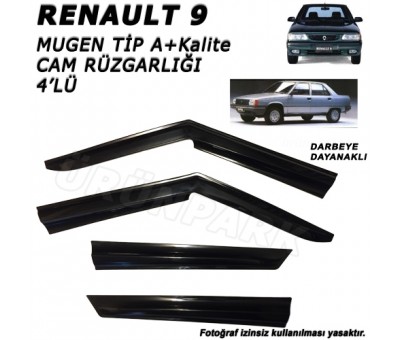 Renault 9 Cam Rüzgarlığı Mugen Tip 4'lü Set