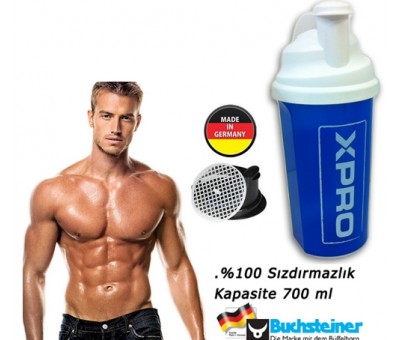 Shaker Alman Malı İçecek Karıştırıcı 700 ml Mavi
